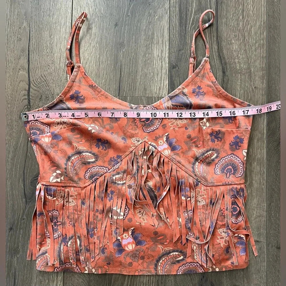 Idyllwind Miranda Lambert Women’s Golden Road Fringe Cowgirl Top Size Small - Picture 9 of 11